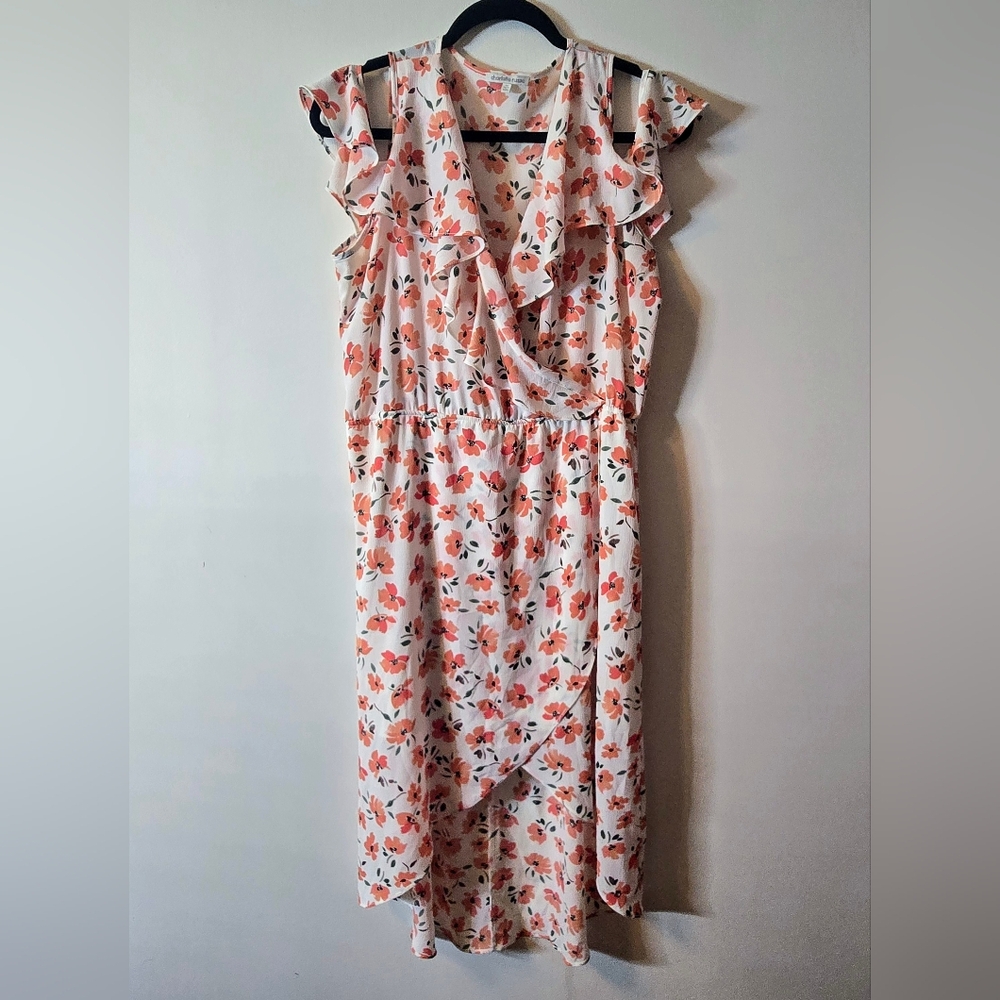 Charlotte Russe Floral Ruffle Dress